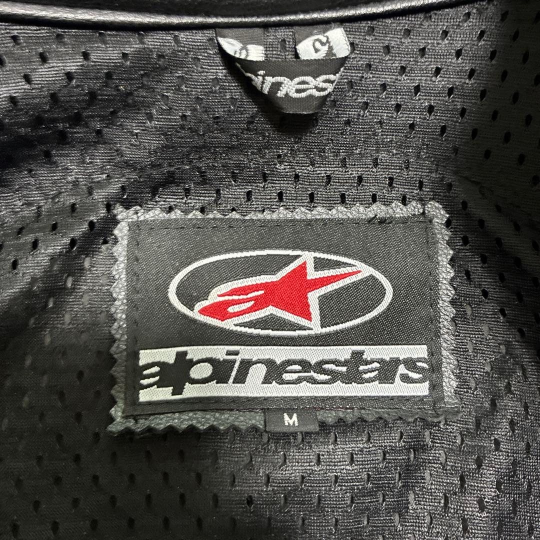 【美品】Alpinestars アルパインスターズ レザージャケット バイクM