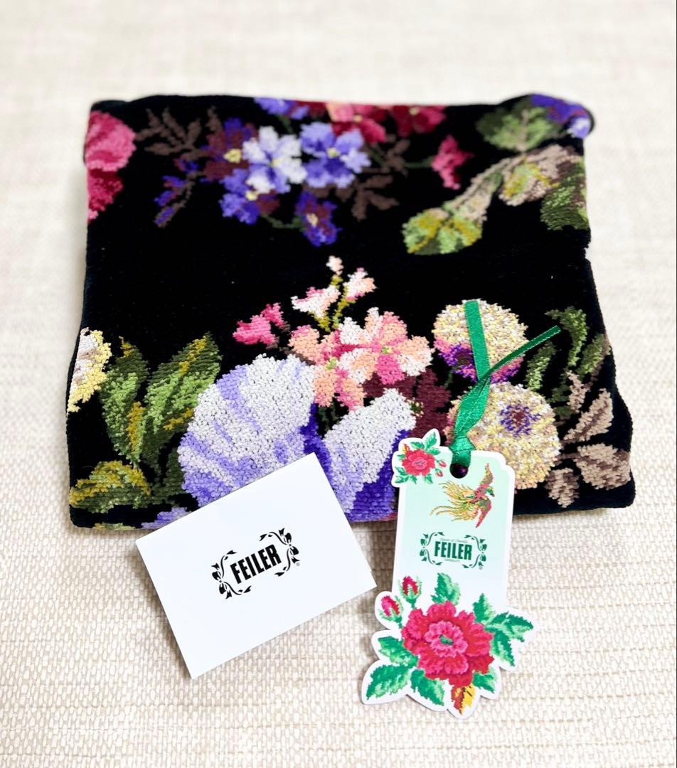 新品未使用 FEILER フルラージュ エプロン 黒