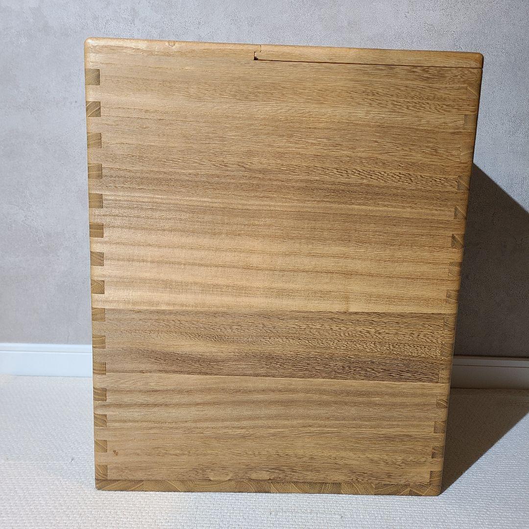 ホクリク総業　桐の米びつ　桐子モダン　米びつ　30kg