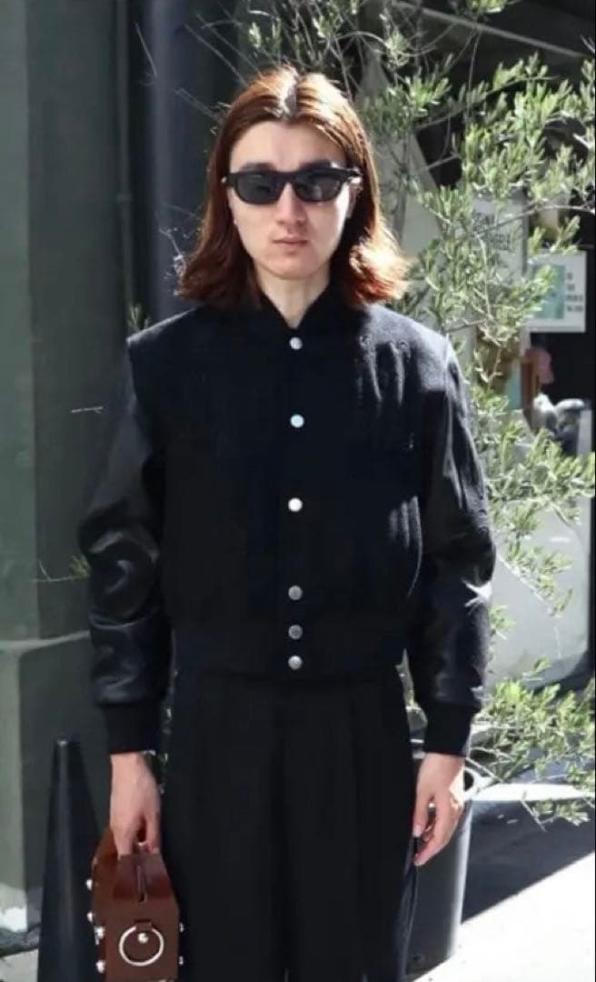 【定価11万】MASU varsity jacket Black 48