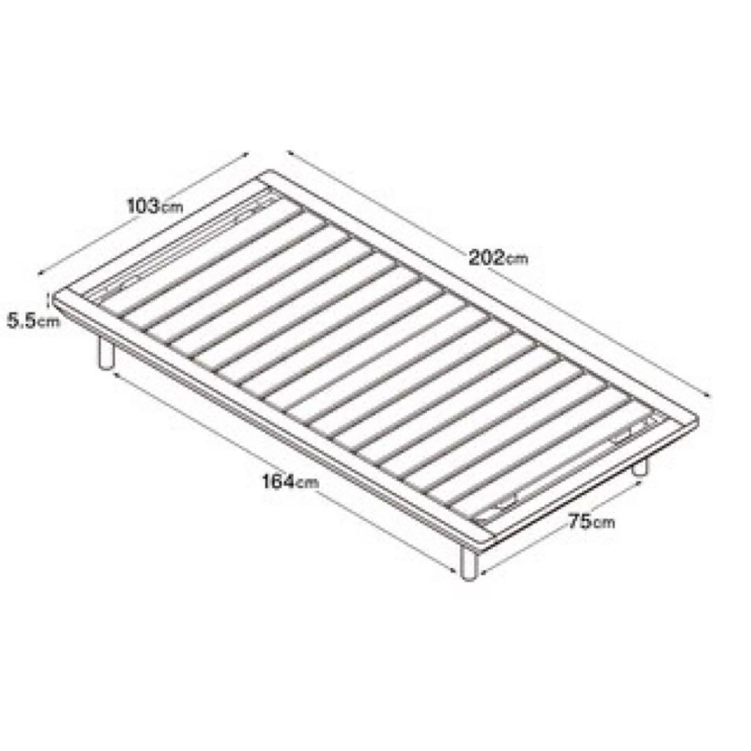 無印良品 木製 すのこ シングル ベッドフレーム（送料込み）
