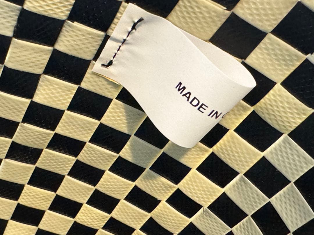 MARNI チェッカーパターン かごバッグ バスケットバッグ