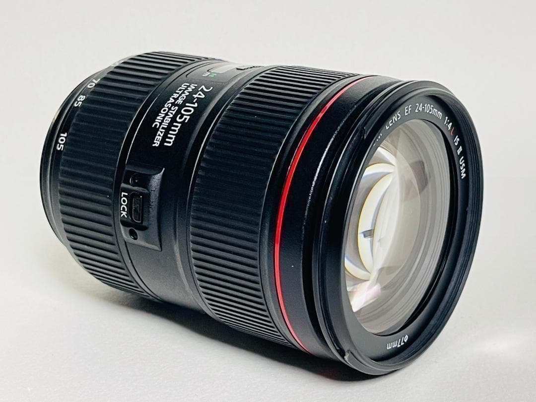 美品 Canon EF24-105mm F4L IS II レンズフィルター付き