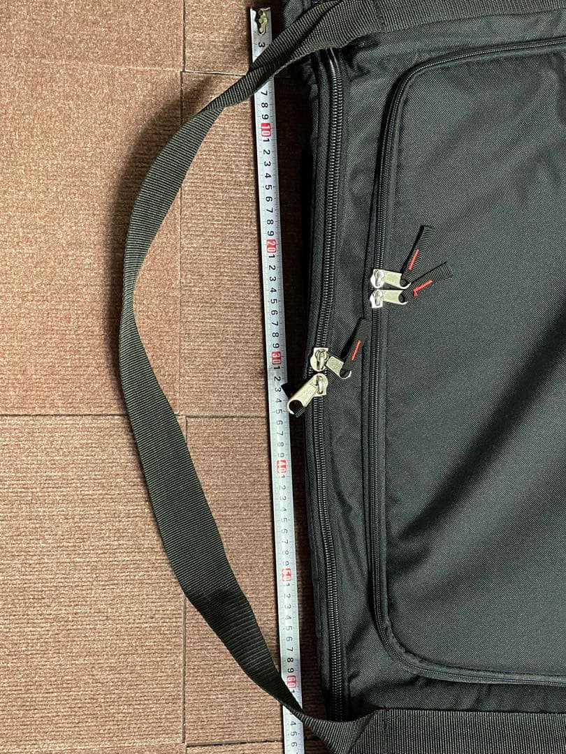 キャスター付きスキーバッグ 185cm 黒