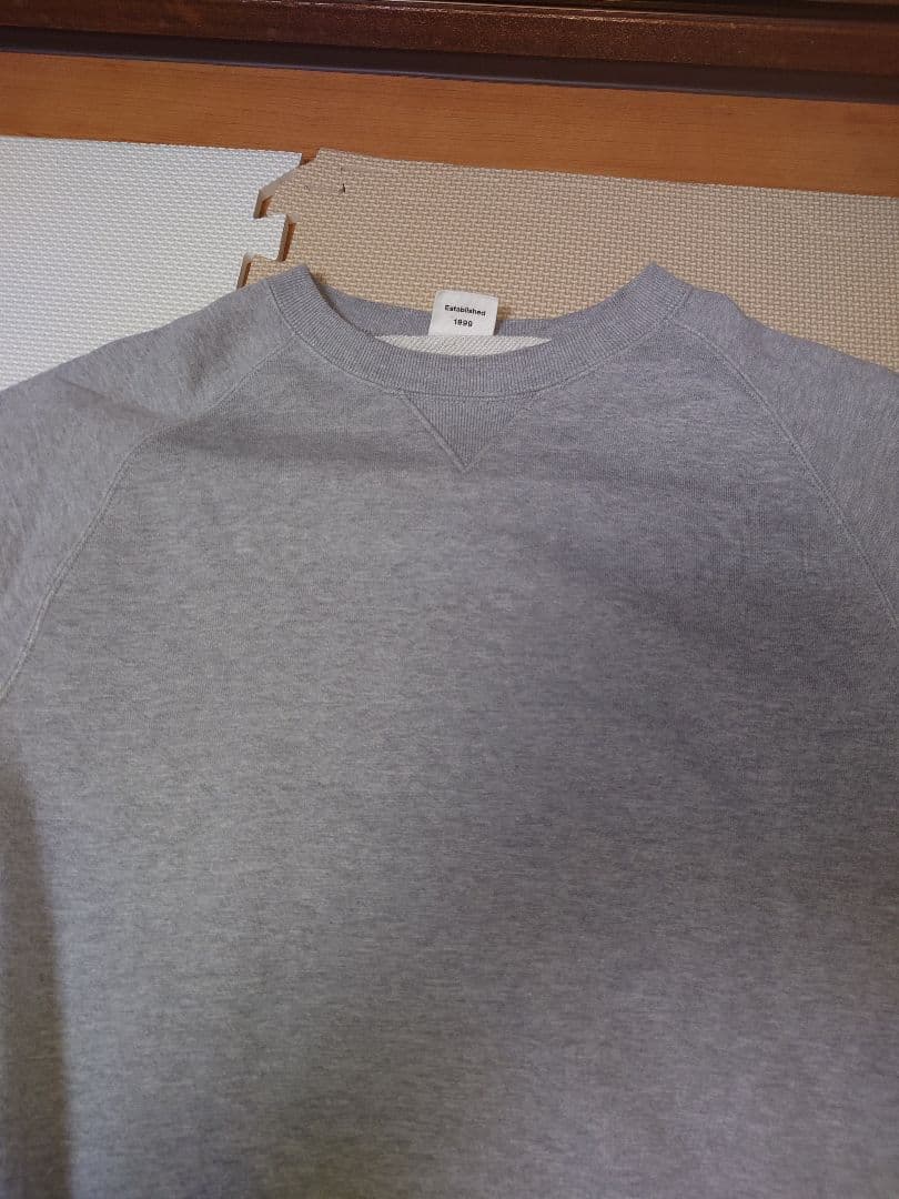 ループウィラー 前V フリーダム スリーブ　スウェット L