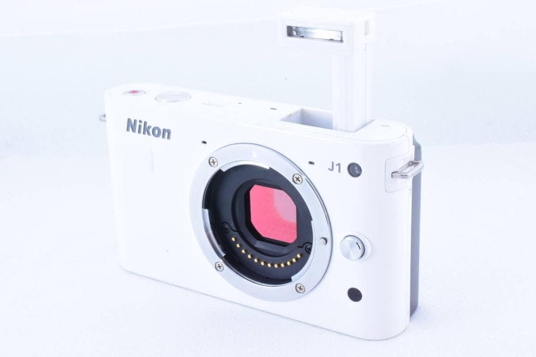 【動作確認済♪】Nikon 1 J1 ニコン ボディ ホワイト/白 ニコワン
