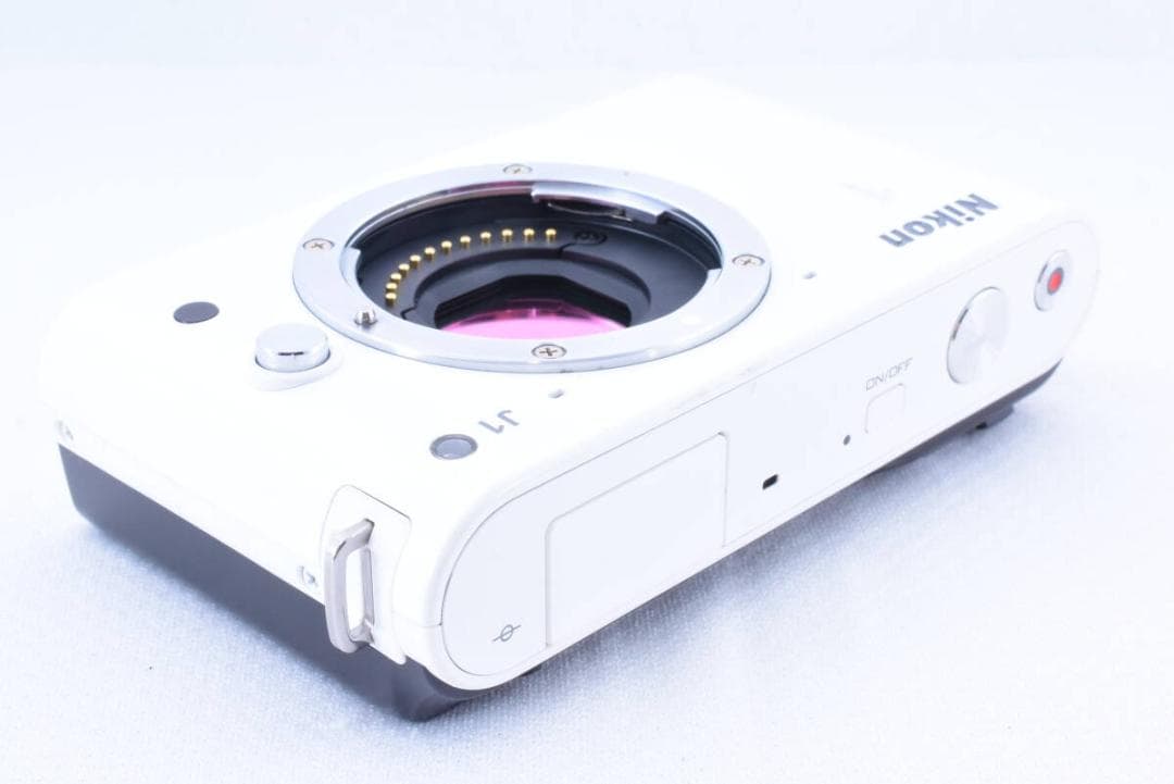 【動作確認済♪】Nikon 1 J1 ニコン ボディ ホワイト/白 ニコワン