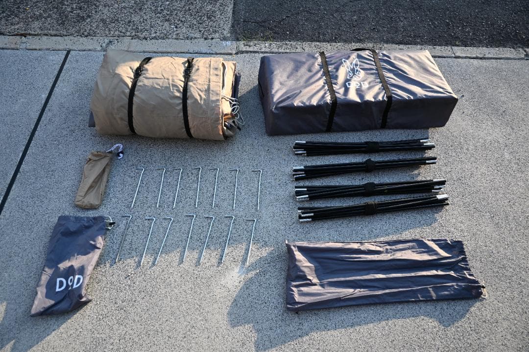 DOD カマボコテント2 タンカラー　インナーテント/マット付き