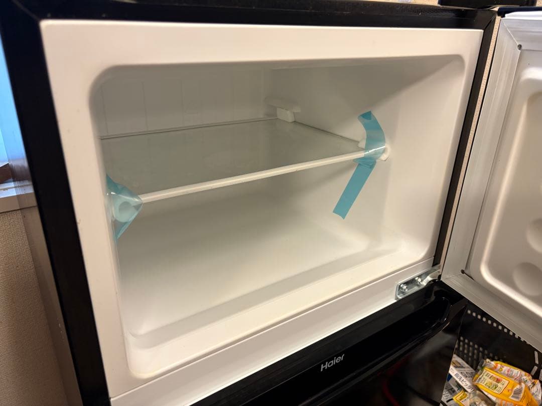 ハイアール　冷蔵庫　130L ブラック　haier