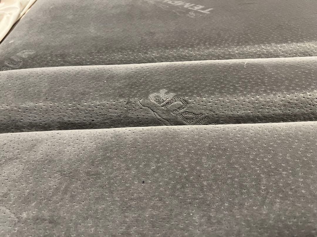 テンピュール敷き布団シングル95×195×7cm純正カバー付 低反発 マットレス