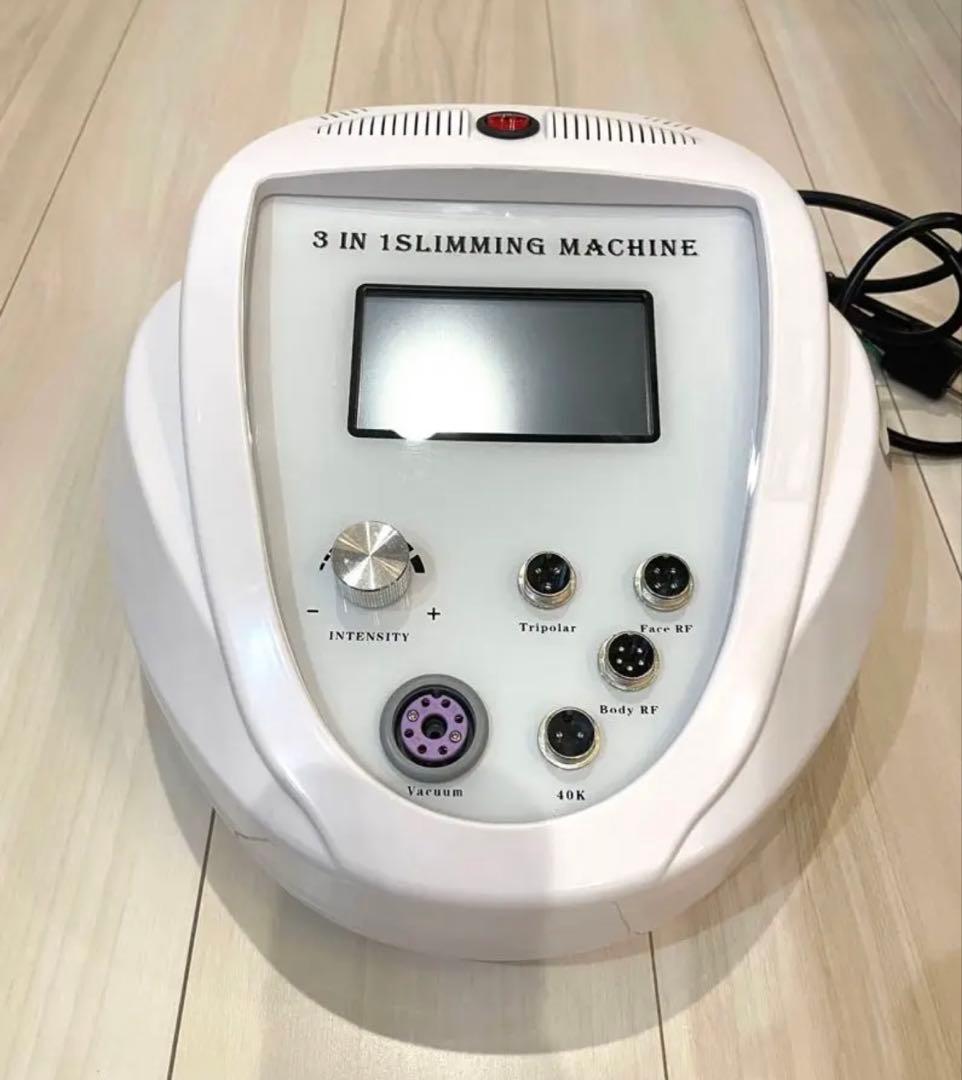 【新品未使用】業務用40khzキャビテーション&ラジオ波 顔&身体用 正規品