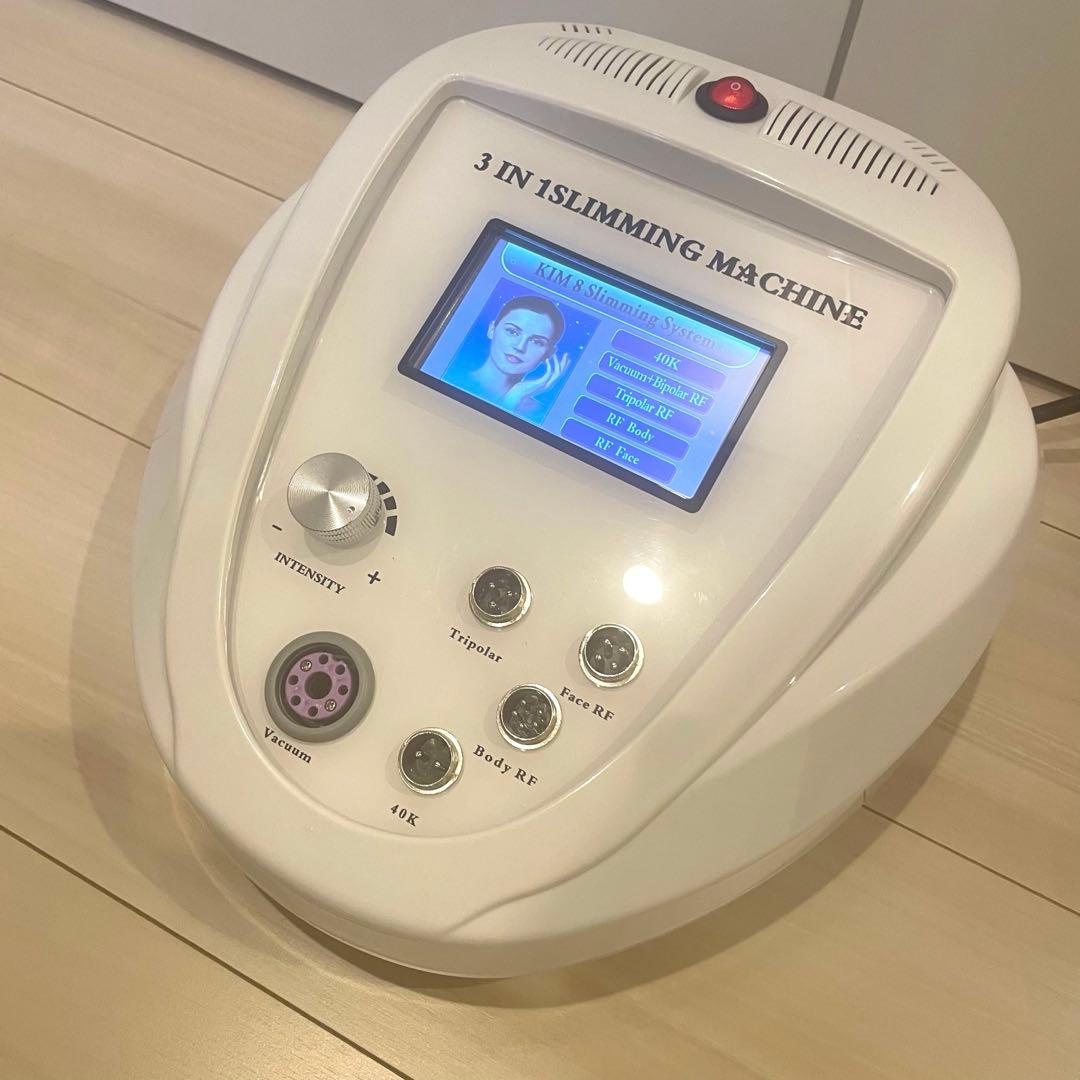 【新品未使用】業務用40khzキャビテーション&ラジオ波 顔&身体用 正規品