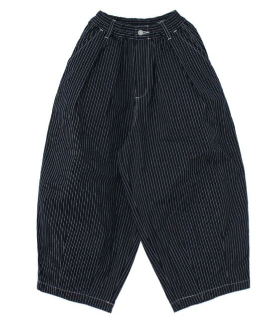 新品　 HARVESTY ハーベスティ ペンシルストライプ サーカスパンツ