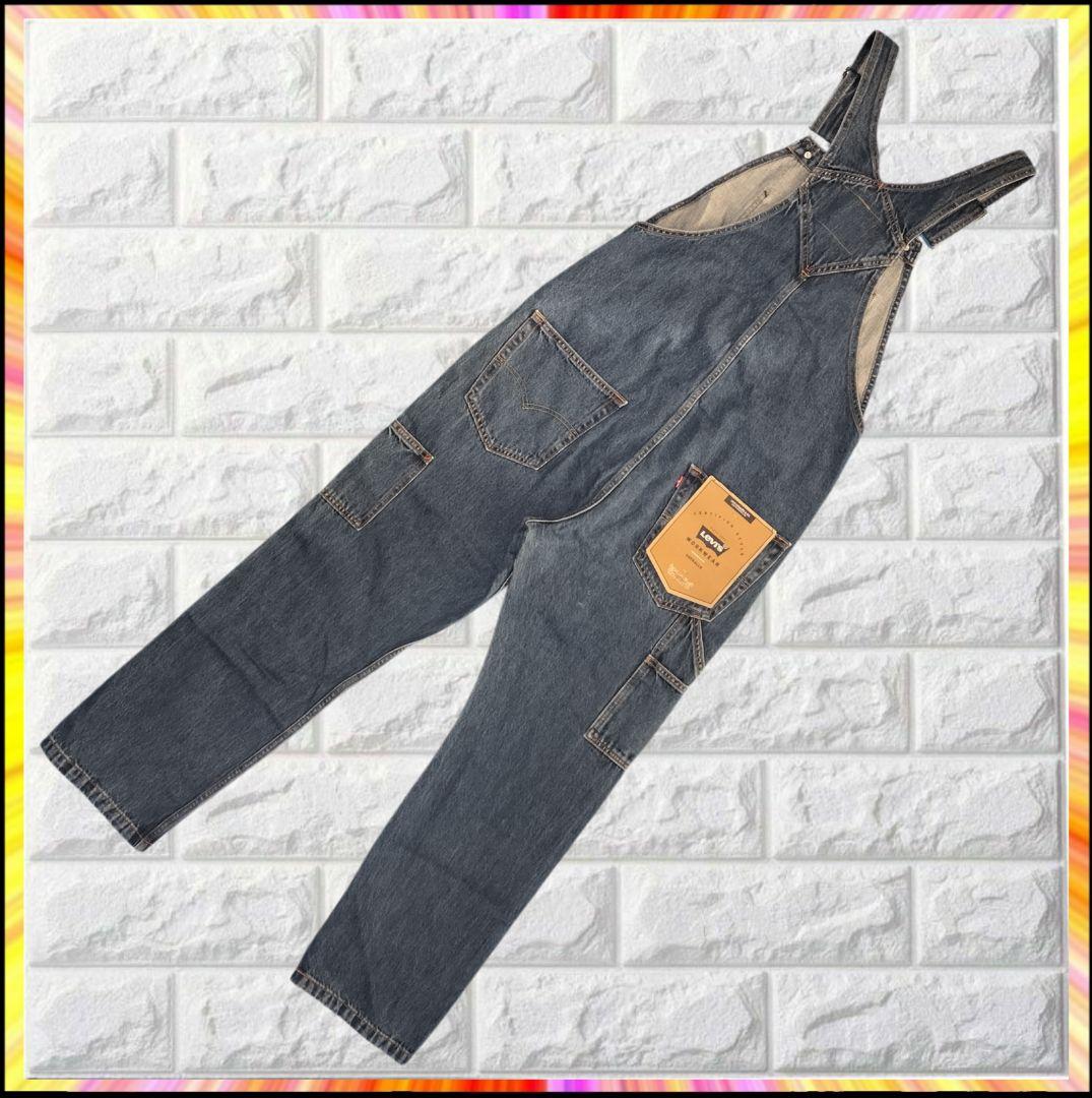 新品 Levi's プレミアム 濃紺 オーバーオール M BIGE ヴィンテージ