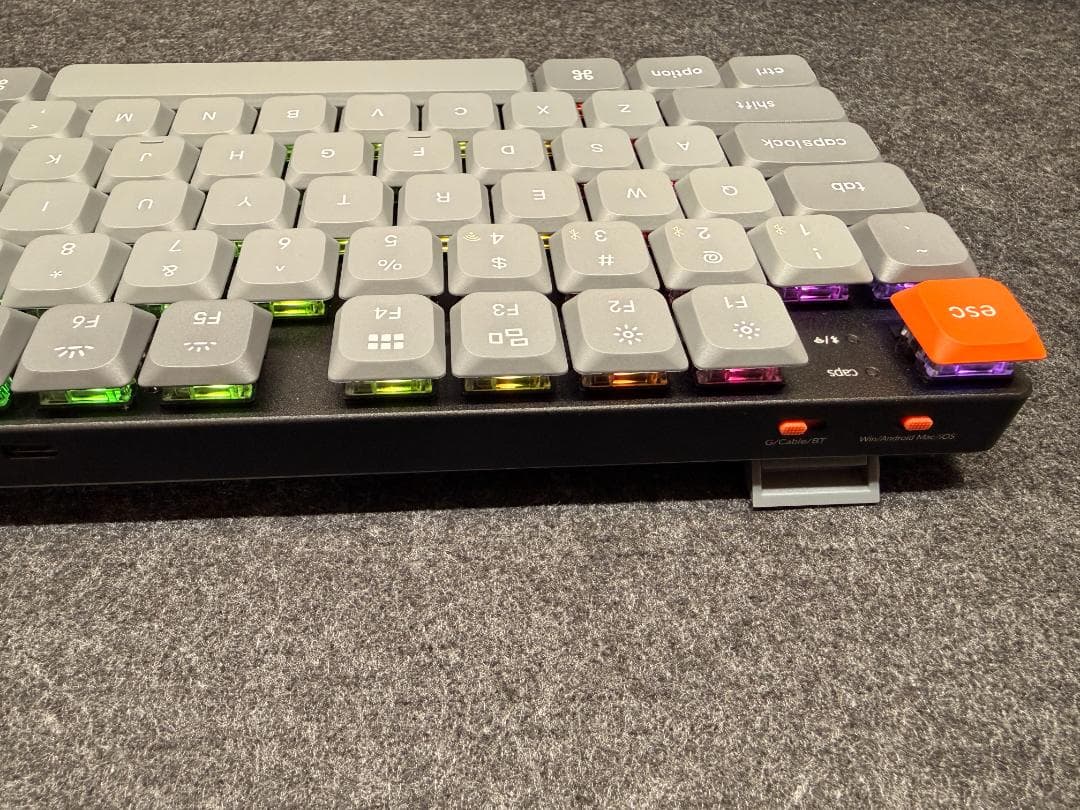 Keychron K1 Max 茶軸 RGBライト ホットスワップ対応 US配列