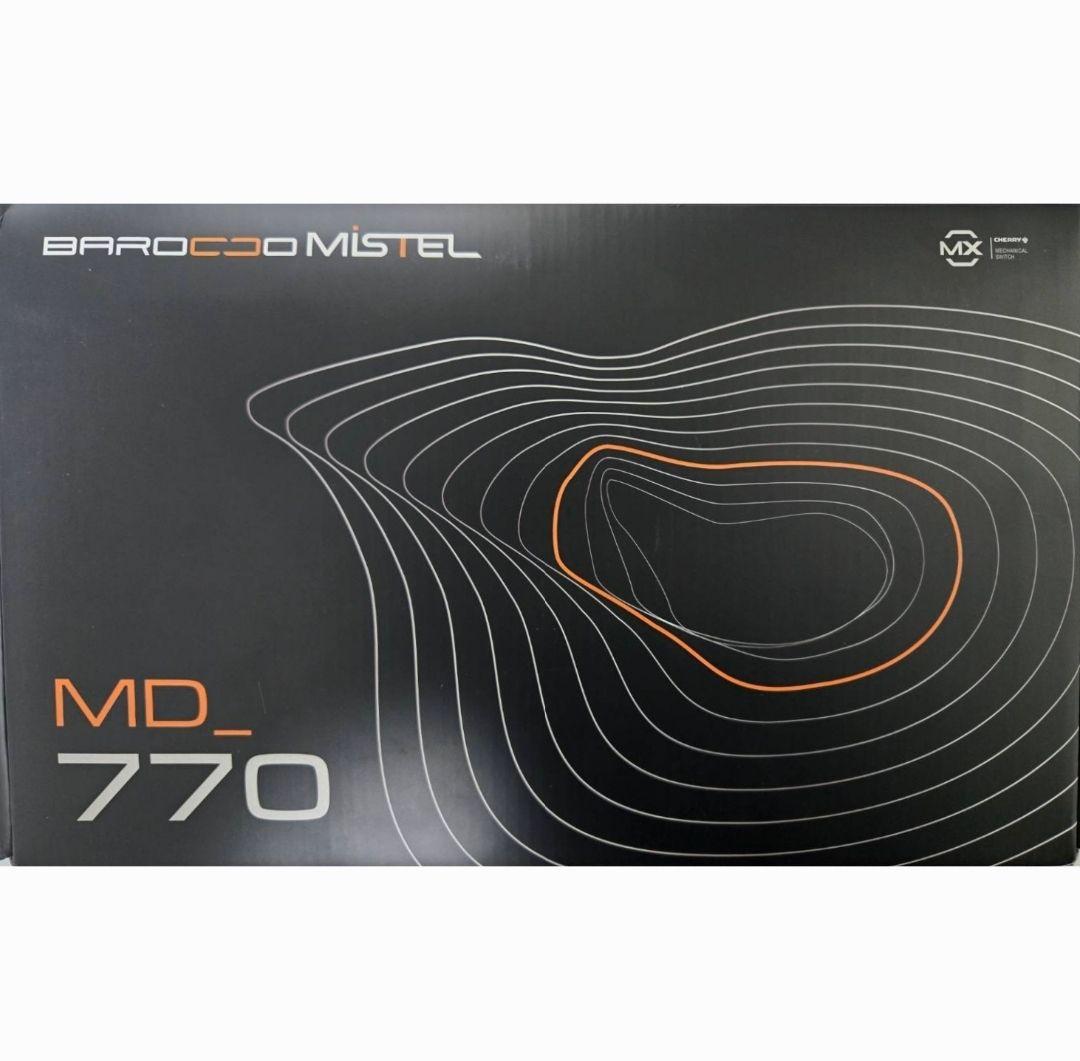 分割キーボード Barocco MD770-RUSPDBBA1 赤軸 ブラック