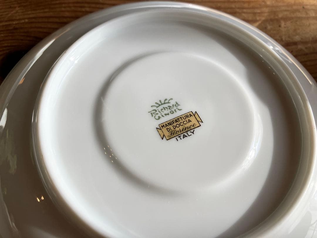 ジノリ　アンティコアンティークローズ　カップアンドソーサー×4