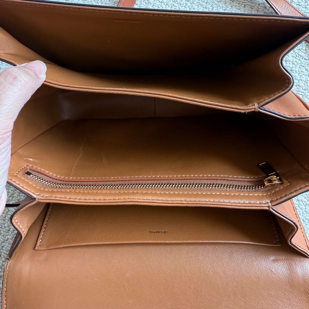 CELINE セリーヌ　ティーントリオンフ　ナチュラルタン　ショルダーバッグ