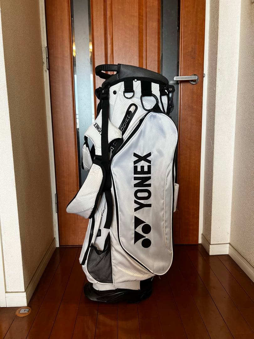 YONEX キャディバッグ スタンド付き ゴルフ ホワイト