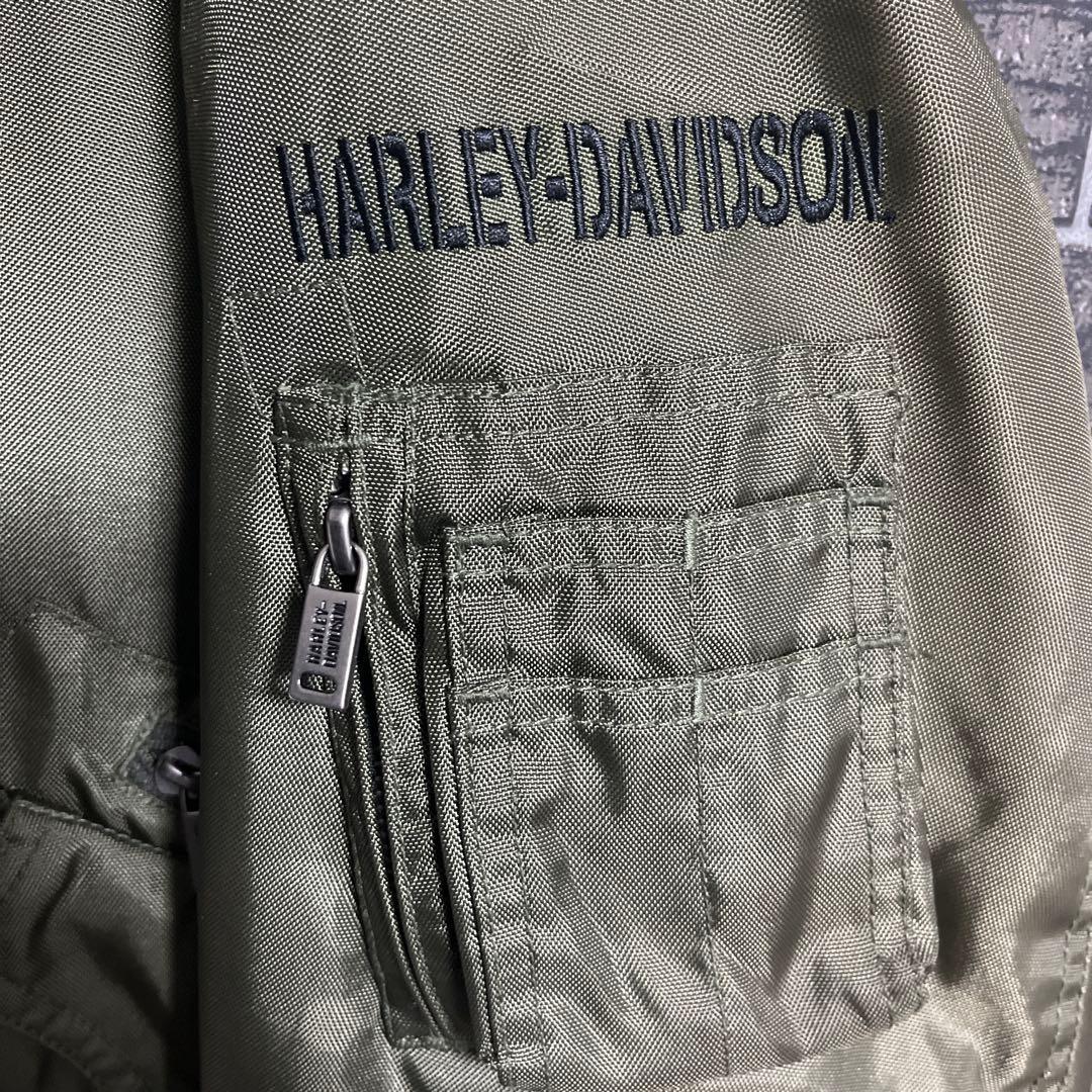 HARLEY-DAVIDSON オリーブ フライトジャケット