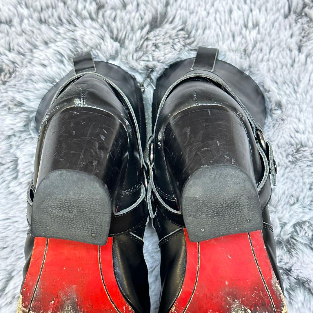 BUFFALO BOBS ZIGGY ブラックジッパーブーツ 43