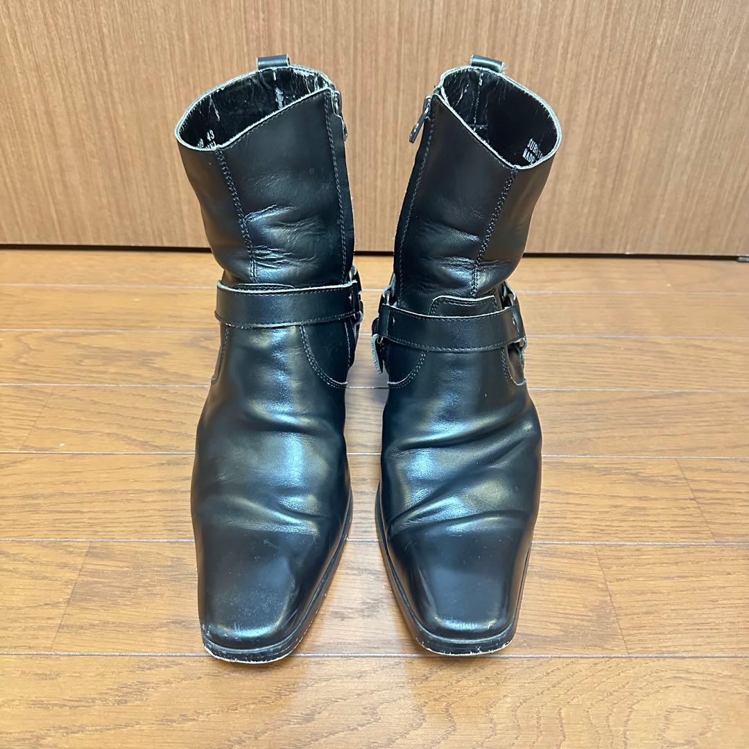 BUFFALO BOBS ZIGGY ブラックジッパーブーツ 43