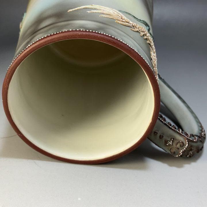 ★希少★逆輸入 オールドノリタケ 花瓶 コップ ドラゴン 盛り上げWW1820