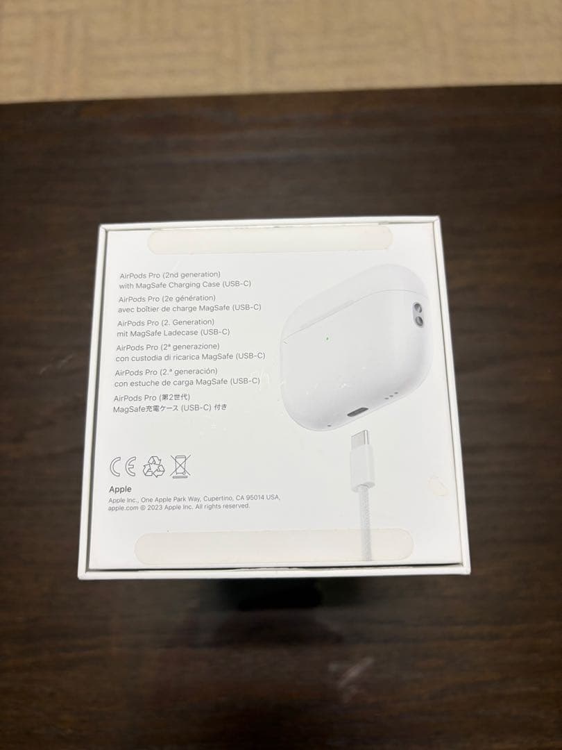 【美品】AirPods Pro（第2世代）充電ケーブル・イヤーチップ付動作確認済