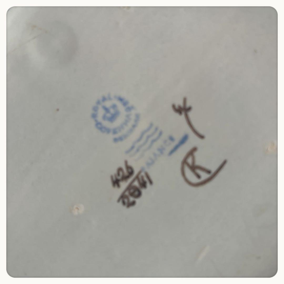 ロイヤルコペンハーゲン　TENERA ヴィンテージ 藍色プレート