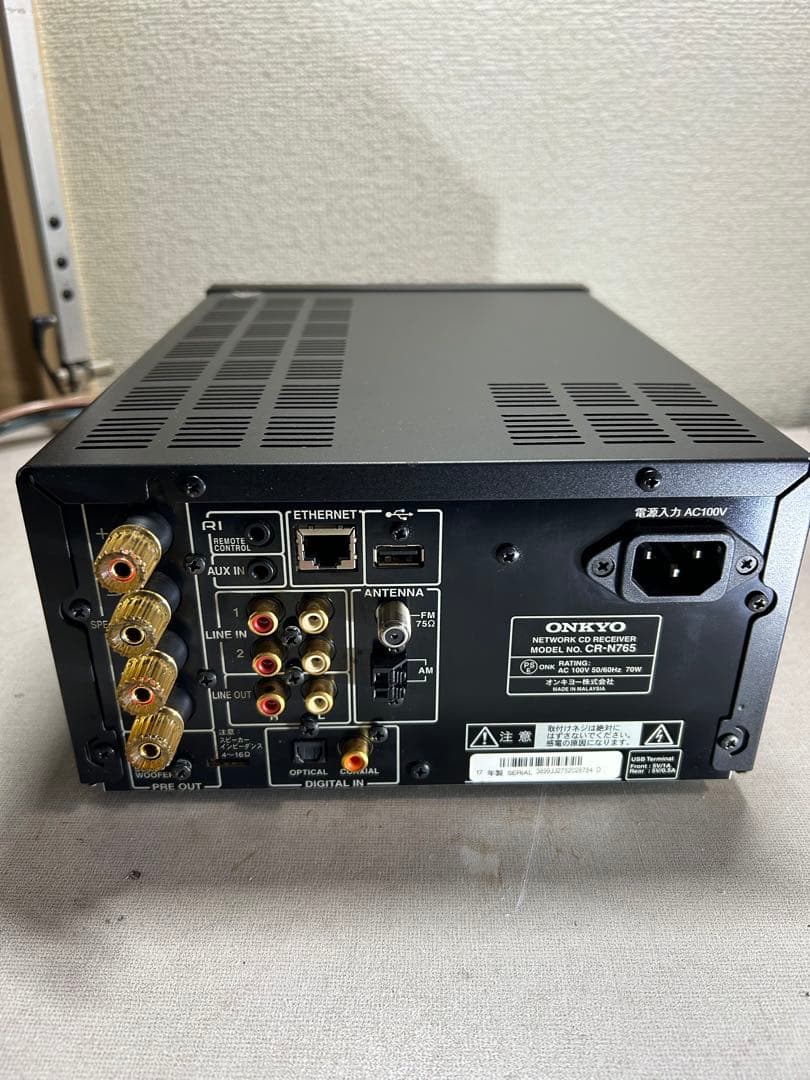U16 整備ONKYO CR-N765 (B)ハイレゾネットワークレシーバー