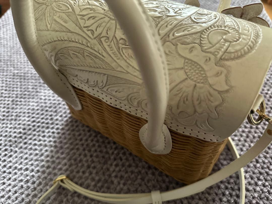 限定デザインカービングトライブス ラタン マエストラ 2WAYショルダー バッグ