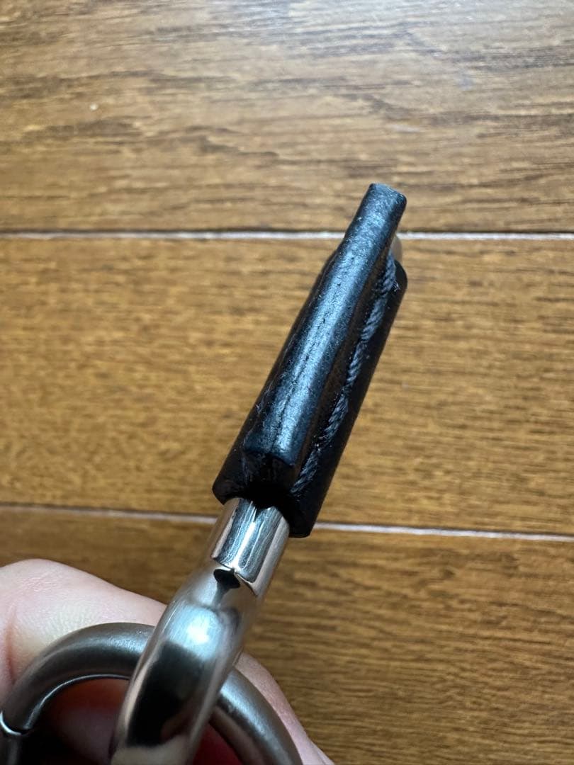 ほぼ未使用 エンダースキーマー カラビナ キーホルダー キーケース ブラック