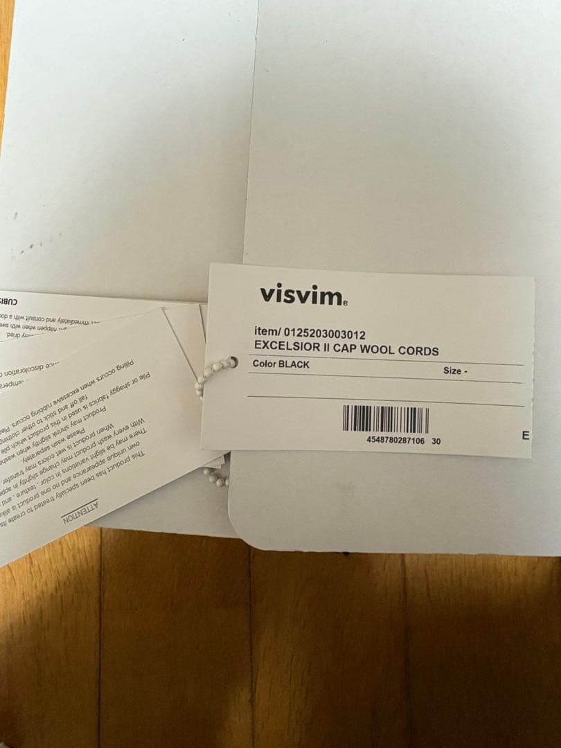 帽子 visvim EXCELSIOR II CAP WOOL CORDS FW25
