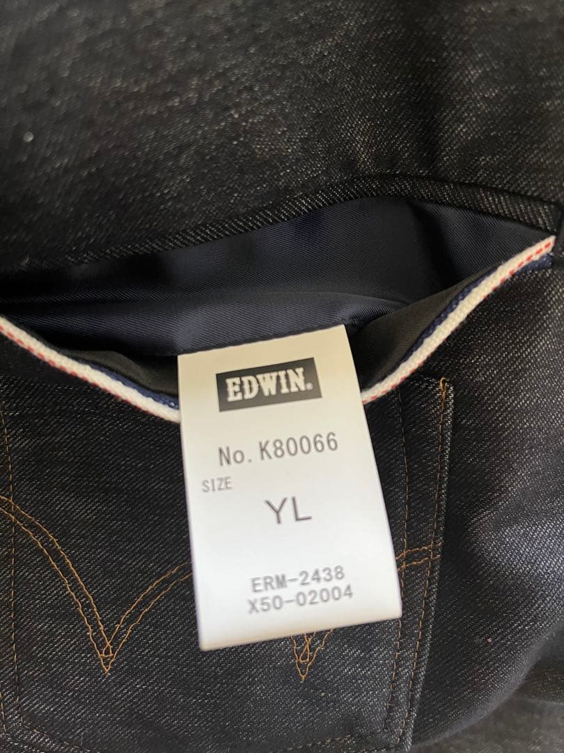 はるやま　EDWIN　スーツ　セットアップ　スリーピース　デニム調