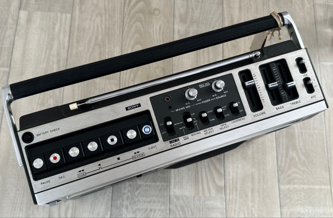 希少モデル SONY CF-1980II ラジカセ 昭和レトロカセットレコーダー