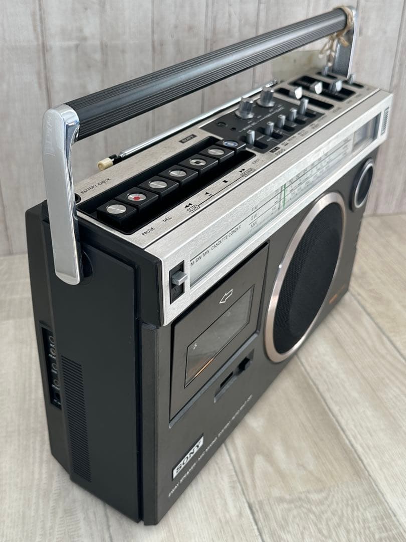希少モデル SONY CF-1980II ラジカセ 昭和レトロカセットレコーダー