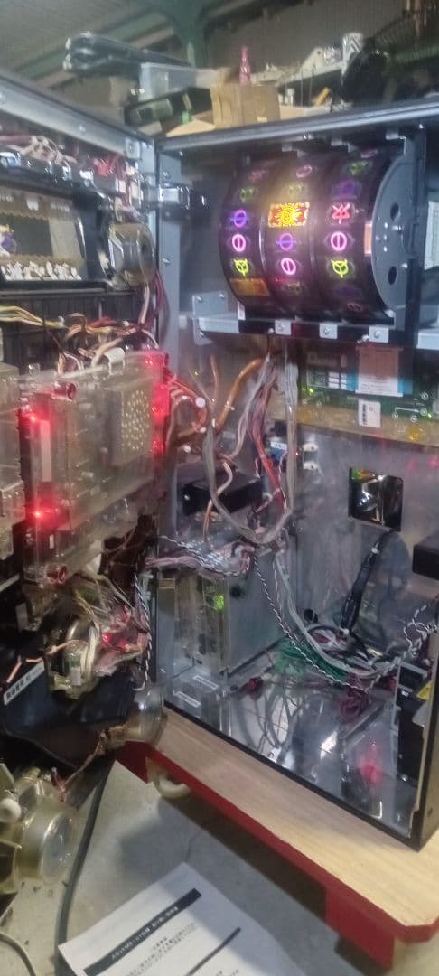 送料込　パチスロ　実機　ささみさん@がんばらない 不要 アミューズ