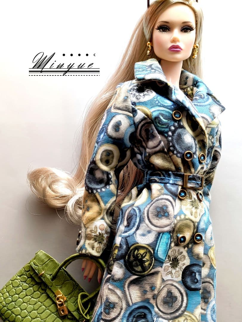 ポピーパーカー ボタン柄コートセット