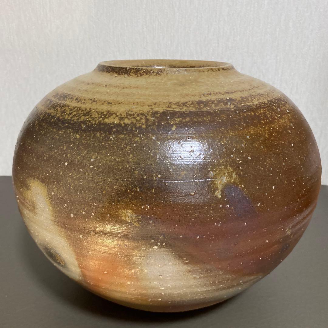 備前焼 本山和泉作 花瓶