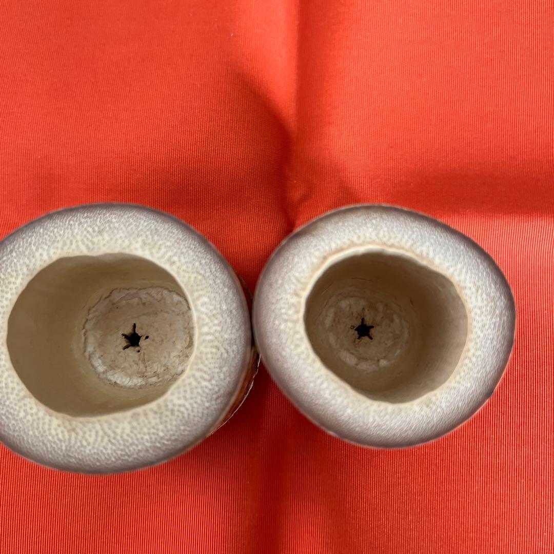 茶道具　竹蓋置一双　紹当師　柳生芳徳寺住職(橋本紹尚) 美品