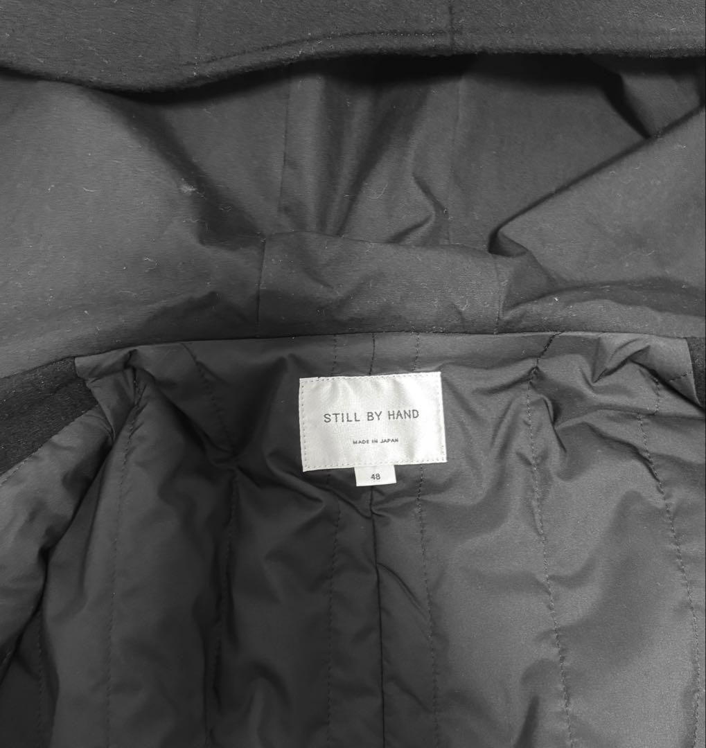 STILL BY HAND メルトンシンサレートダッフルコート