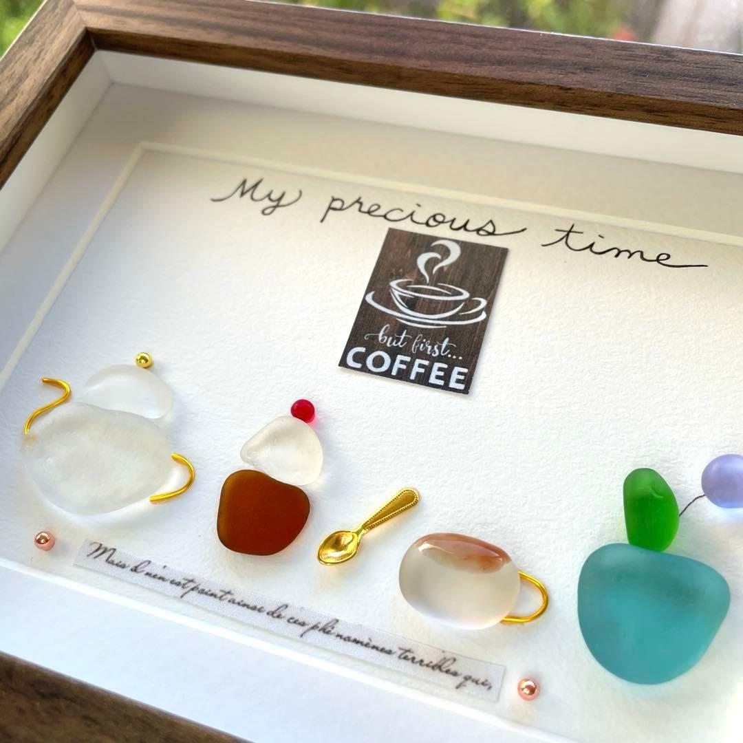 3点モリゾウ様♡ シーグラスアート