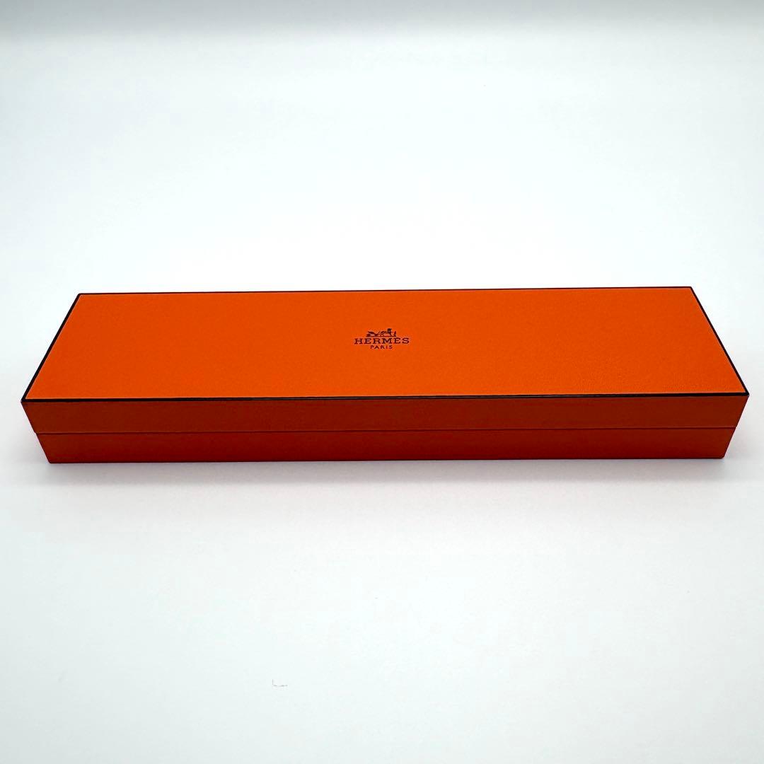 HERMES 空箱のみ ギフトBOX オレンジ 袋付き ショッパー 長方形