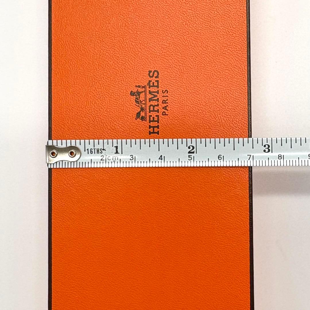 HERMES 空箱のみ ギフトBOX オレンジ 袋付き ショッパー 長方形