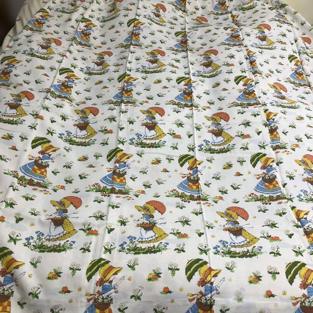 新品未使用！昭和レトロなカーテン　2枚セット