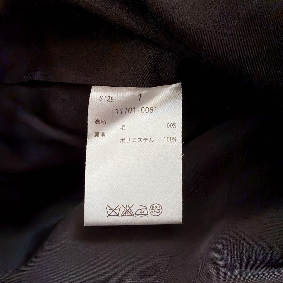 CLANE クラネ　ウール　ボアロングチェスターコート　マキシ丈