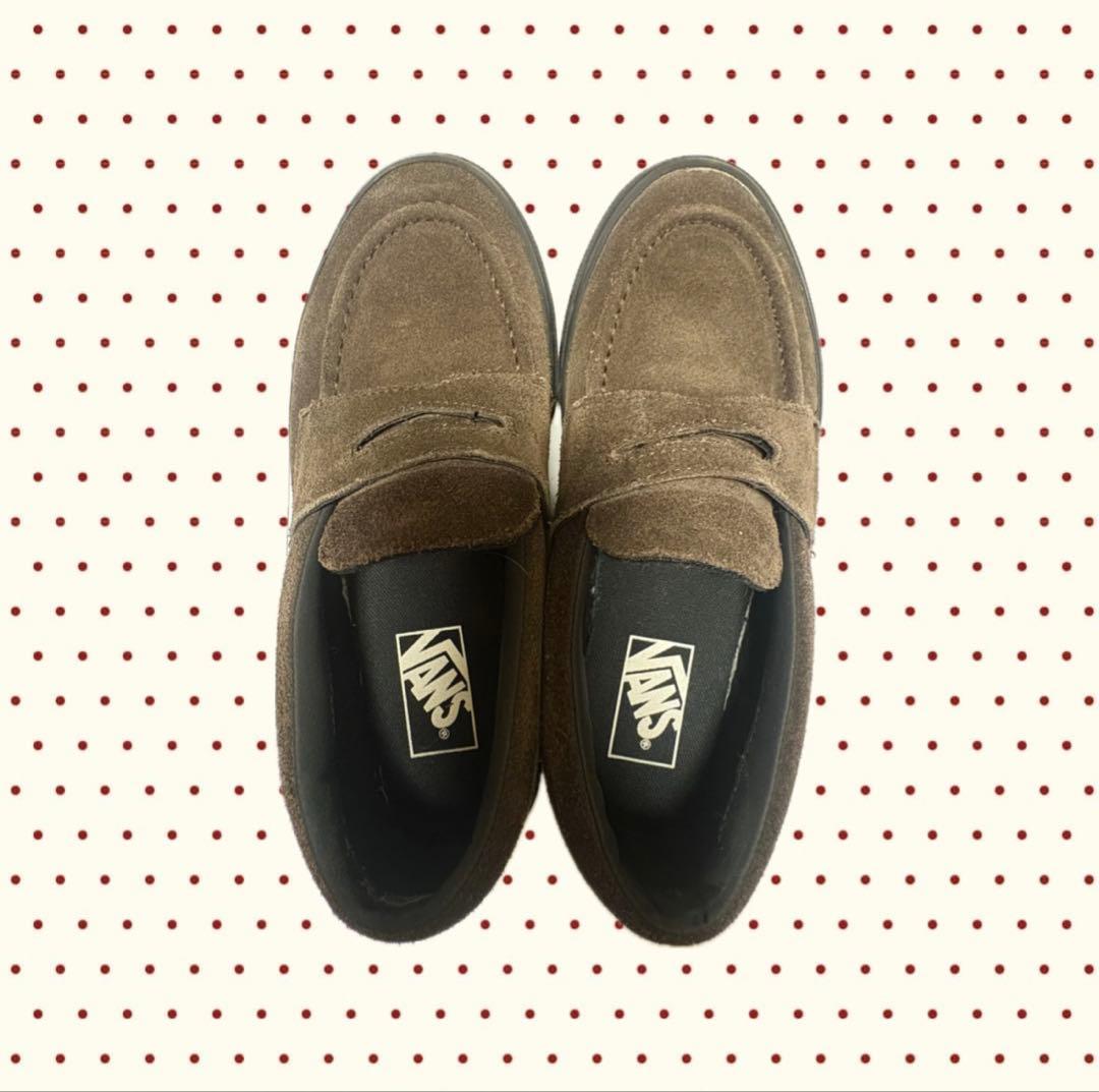 VANS ローファー ブラウン 24.0cm