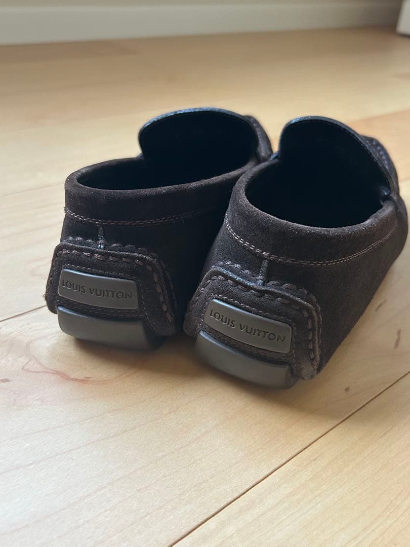 ルイ・ヴィトン　スエード モカシン シューズ　メンズ　２６．５cm相当
