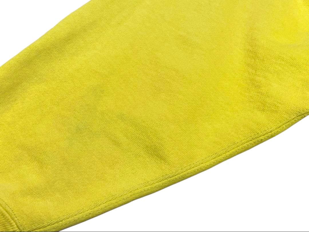 XL USA製 90s チャンピオン リバースウィーブ スウェット イエロー