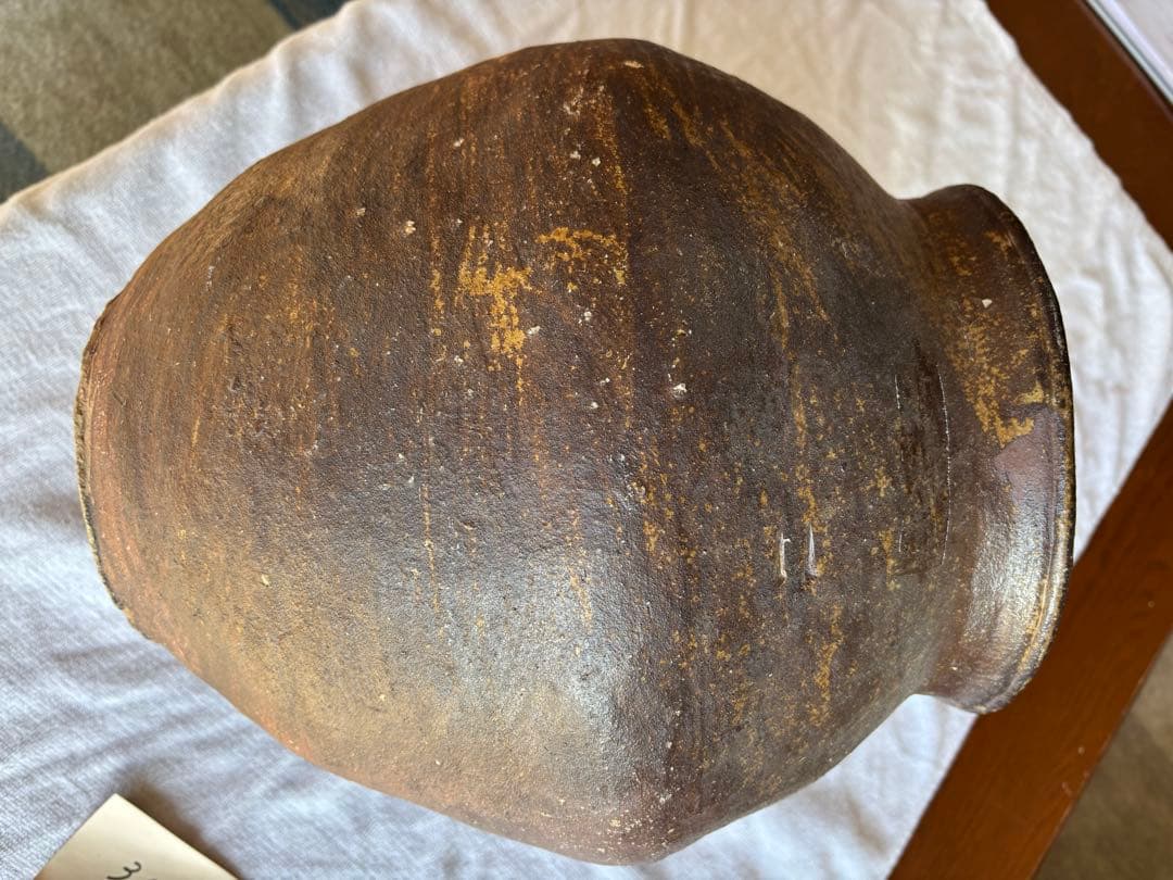 越前壺　甕　古壺甕　骨董品　アンティーク置物